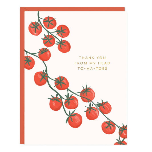 Thank You Tomatoes Card