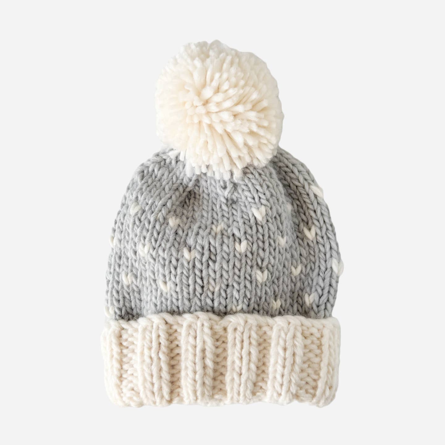 Sawyer Bowie Grey Knit Baby Kids Hat