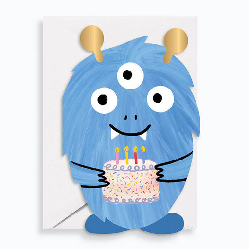 Die Cut Monster Cake Birthday Card