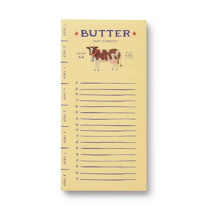 Butter Not Forget Market Pad