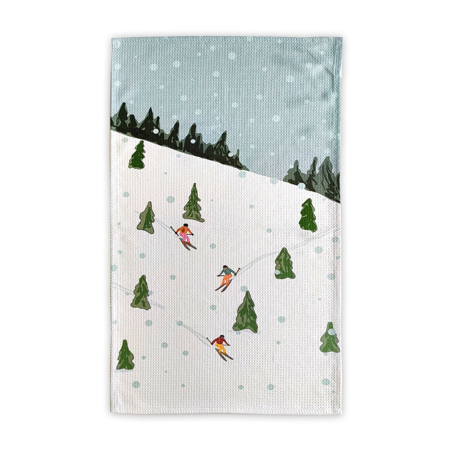 Skier Microfiber Waffle Towel