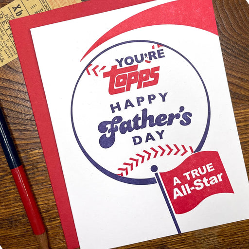 Youre Topps Baseball Fathers Day Card