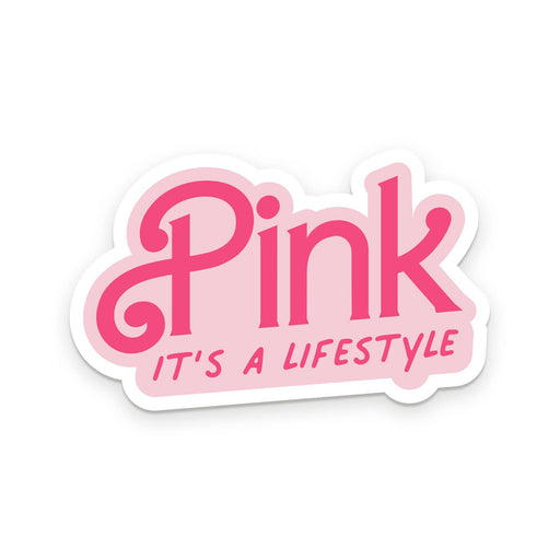Pink its a Lifestyle Barbie Vinyl Sticker
