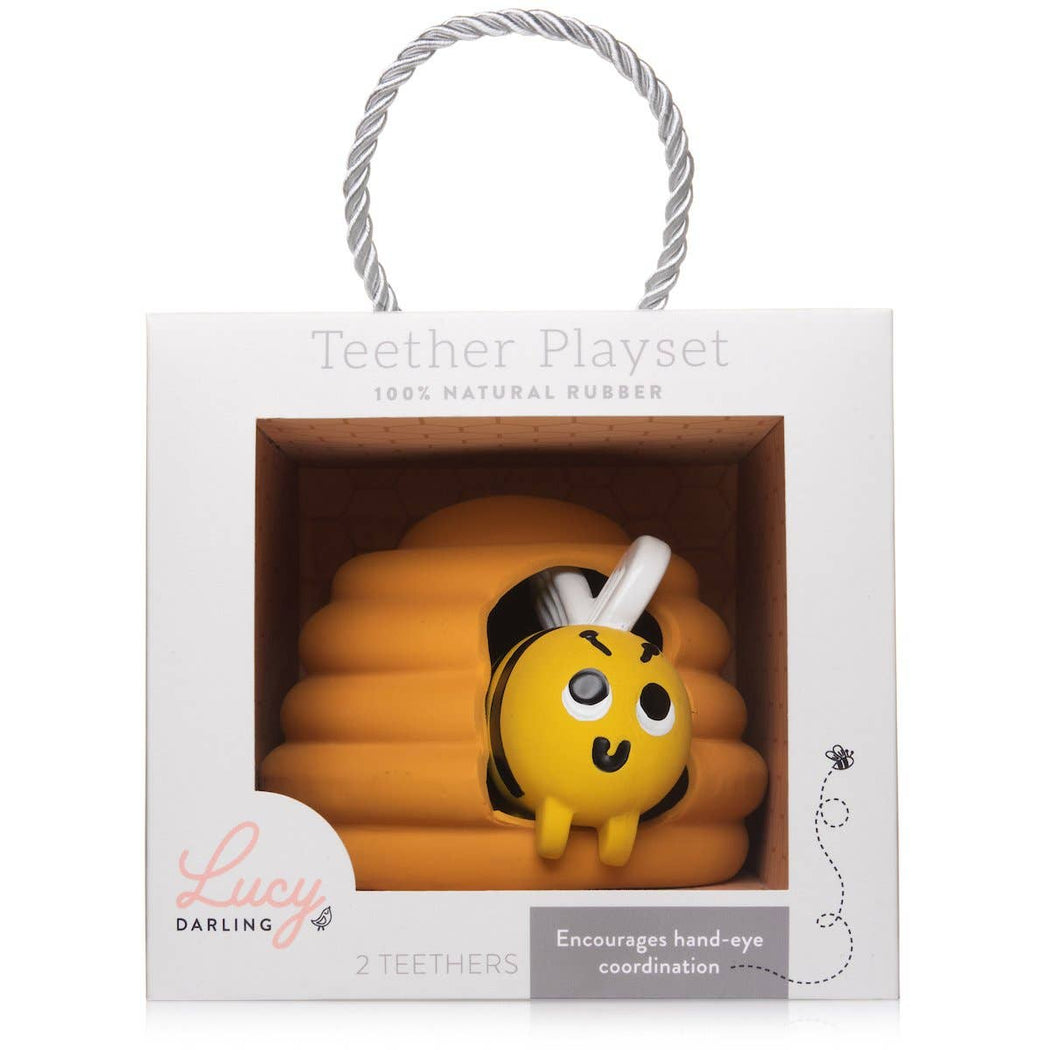 Honey Bee Hive Teether Sensory Toy