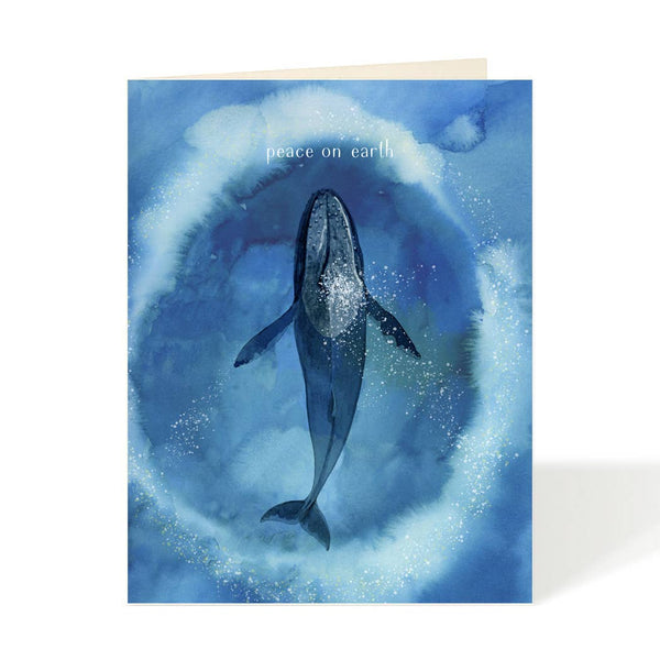 Whale Peace on Earth Card