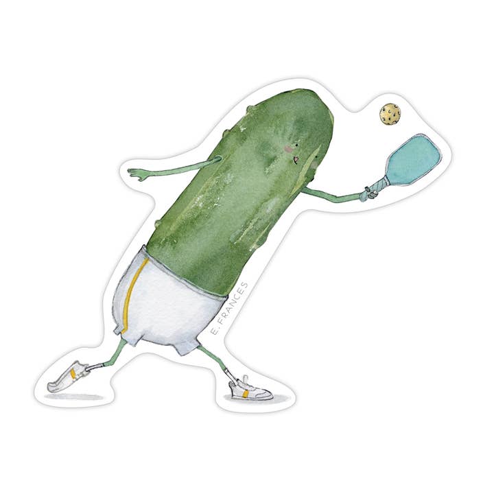 Pickleball Pickle Sticker