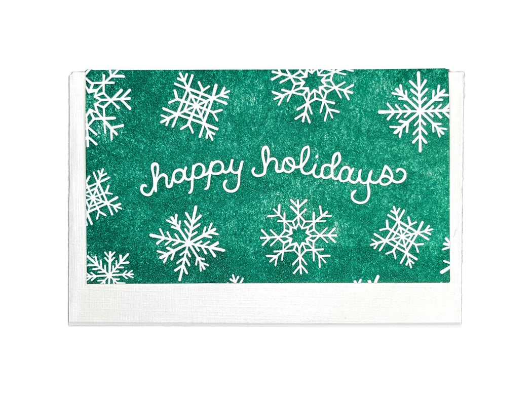 Happy Holidays Enclosure Tiny Card