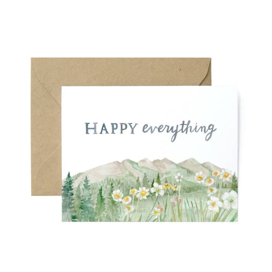 Happy Everything Mountain Card
