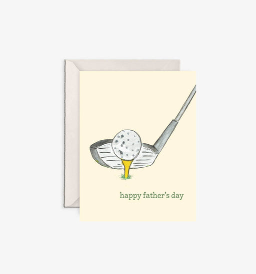 Golf Club Happy Fathers Day Card