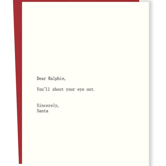 SP #269: Ralphie Santa Card