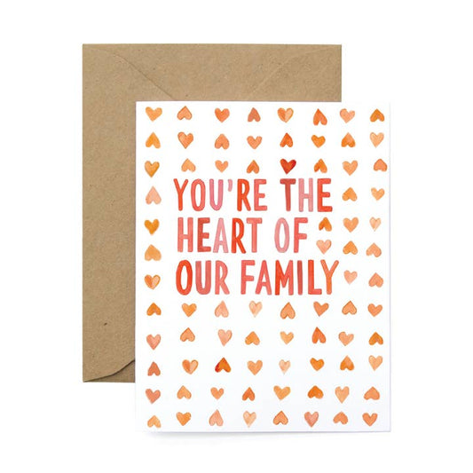 Youre the Heart of the Family Card