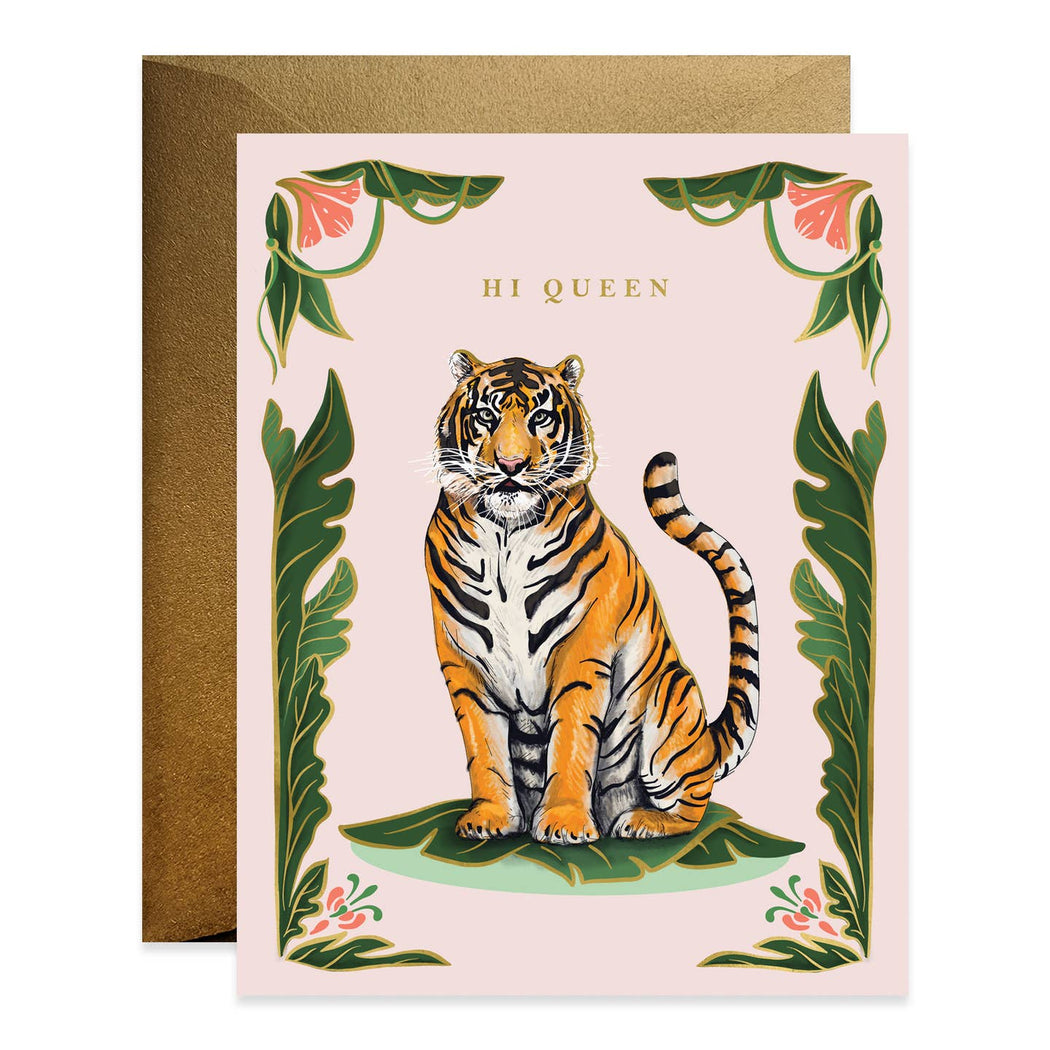 Tiger Hi Queen Card