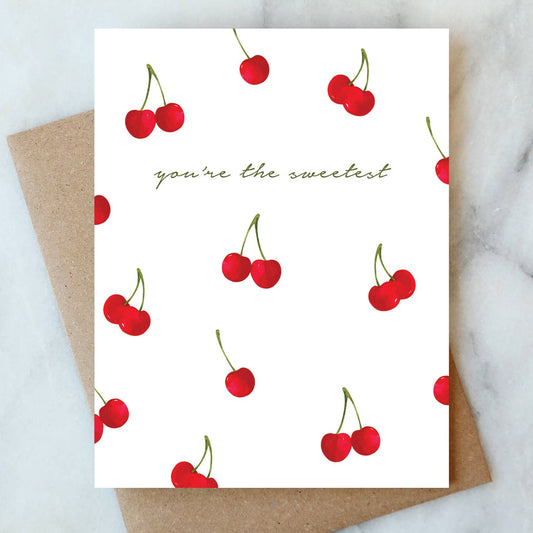Youre the Sweetest Cherries Card
