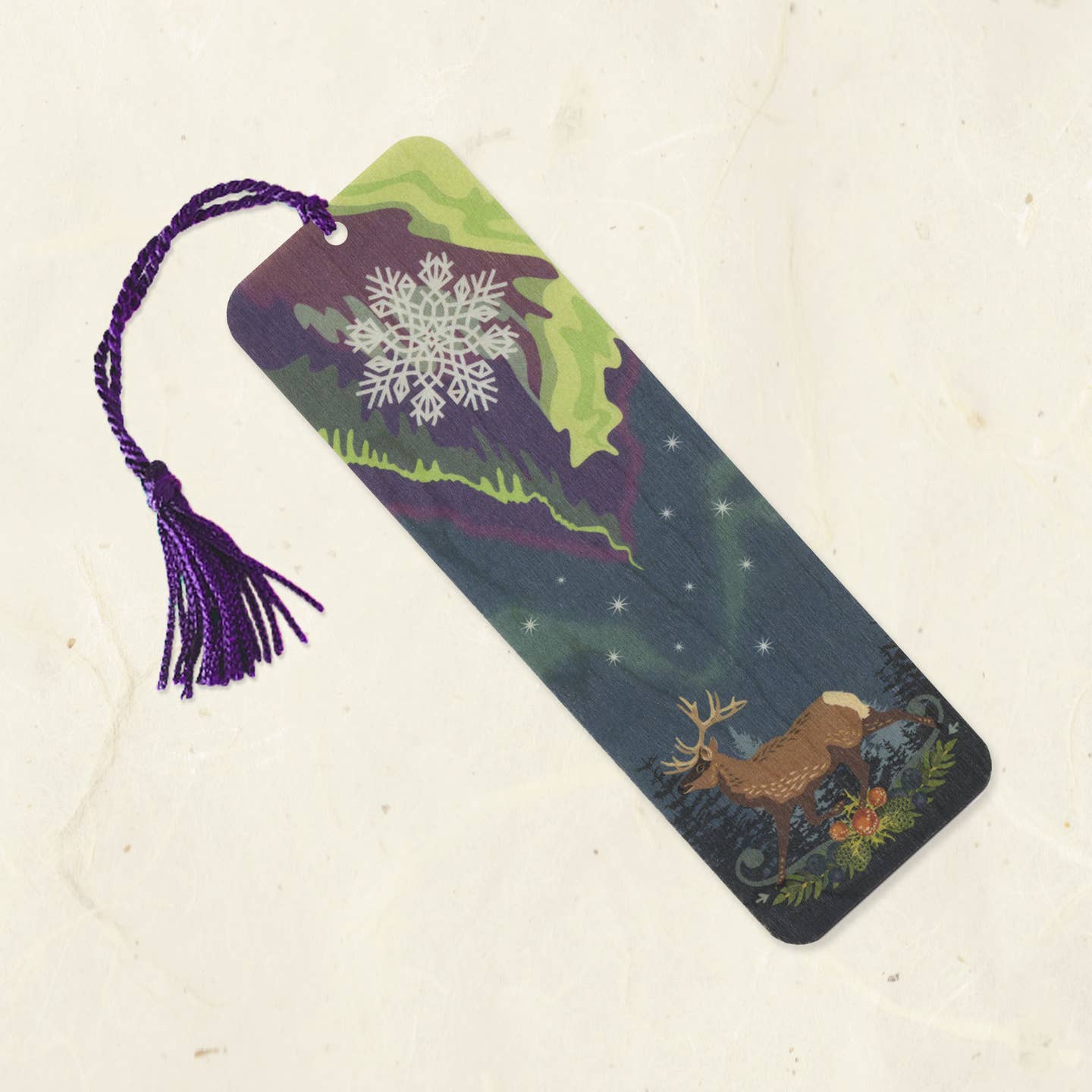 Wood Tassel Bookmark