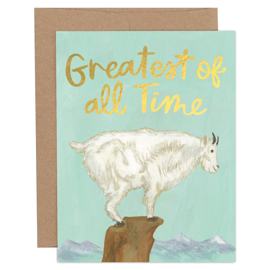 Greatest of All Time Goat Card