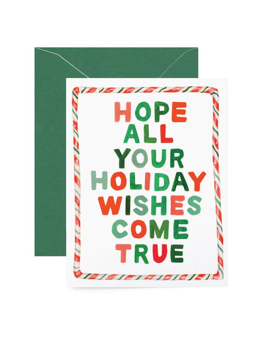 Holiday Wishes Come True Card