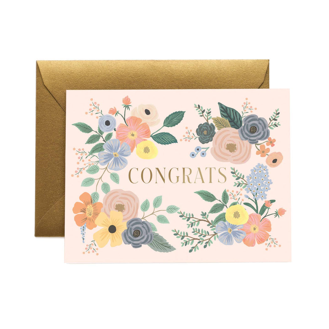 Garden Forest Congrats Card