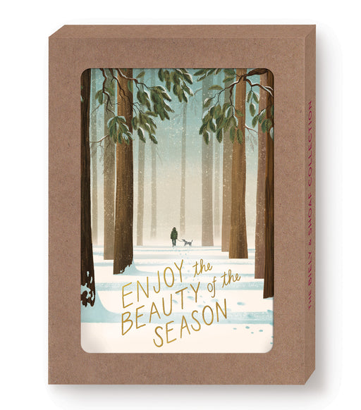 Winter Walk Beauty of Season Boxed Card Set