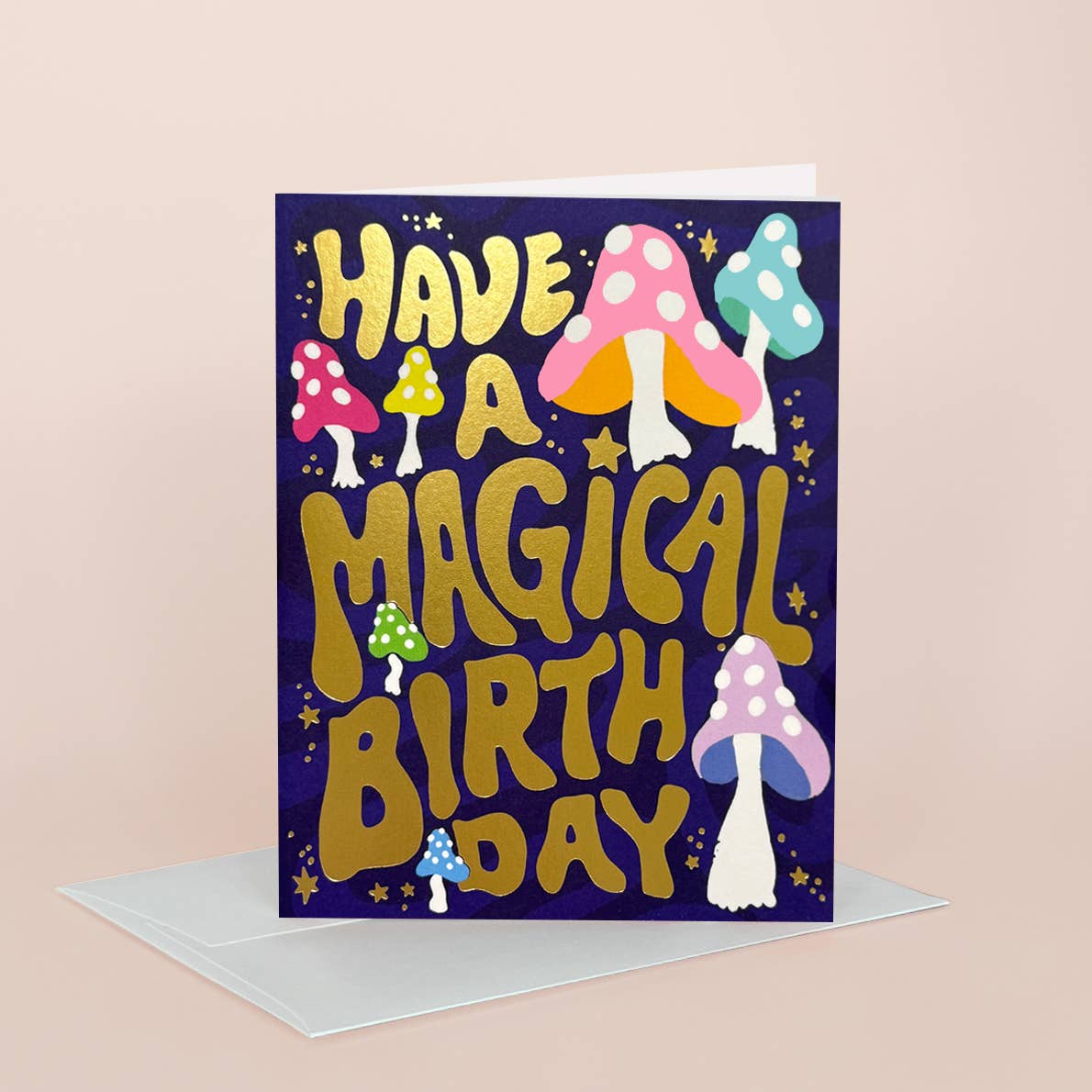 Magical Mushroom Birthday Card