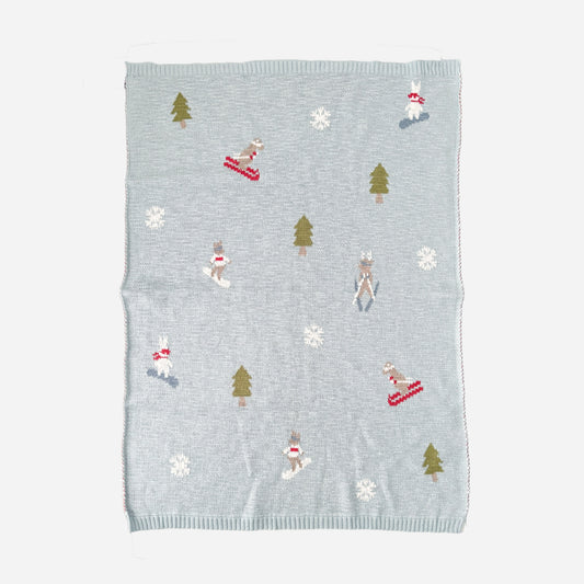 Ski & Board Baby Blanket