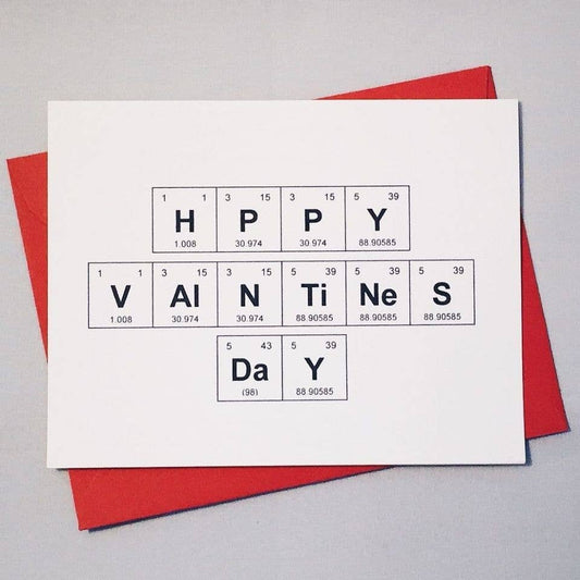 Valentines Day Elements Card