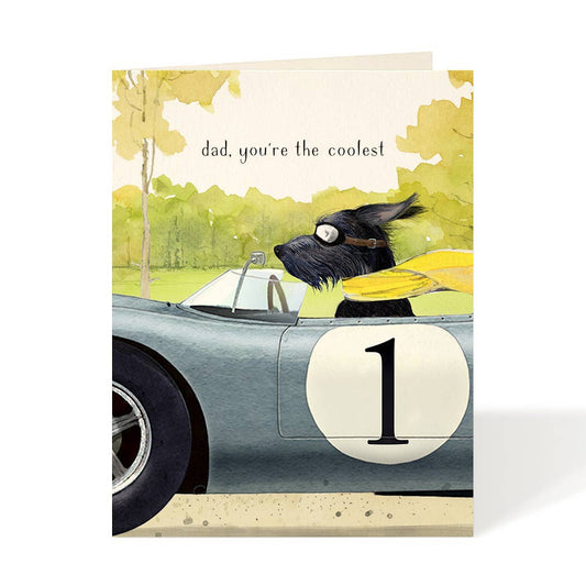 Roadster Dad Youre the Coolest Card