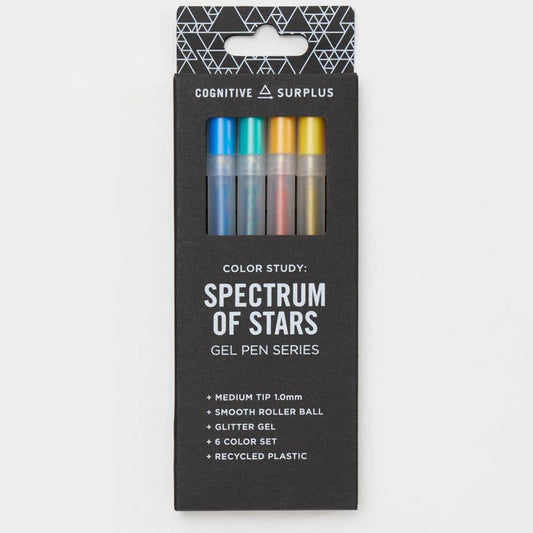Spectrum of Stars Glitter Gel Pens