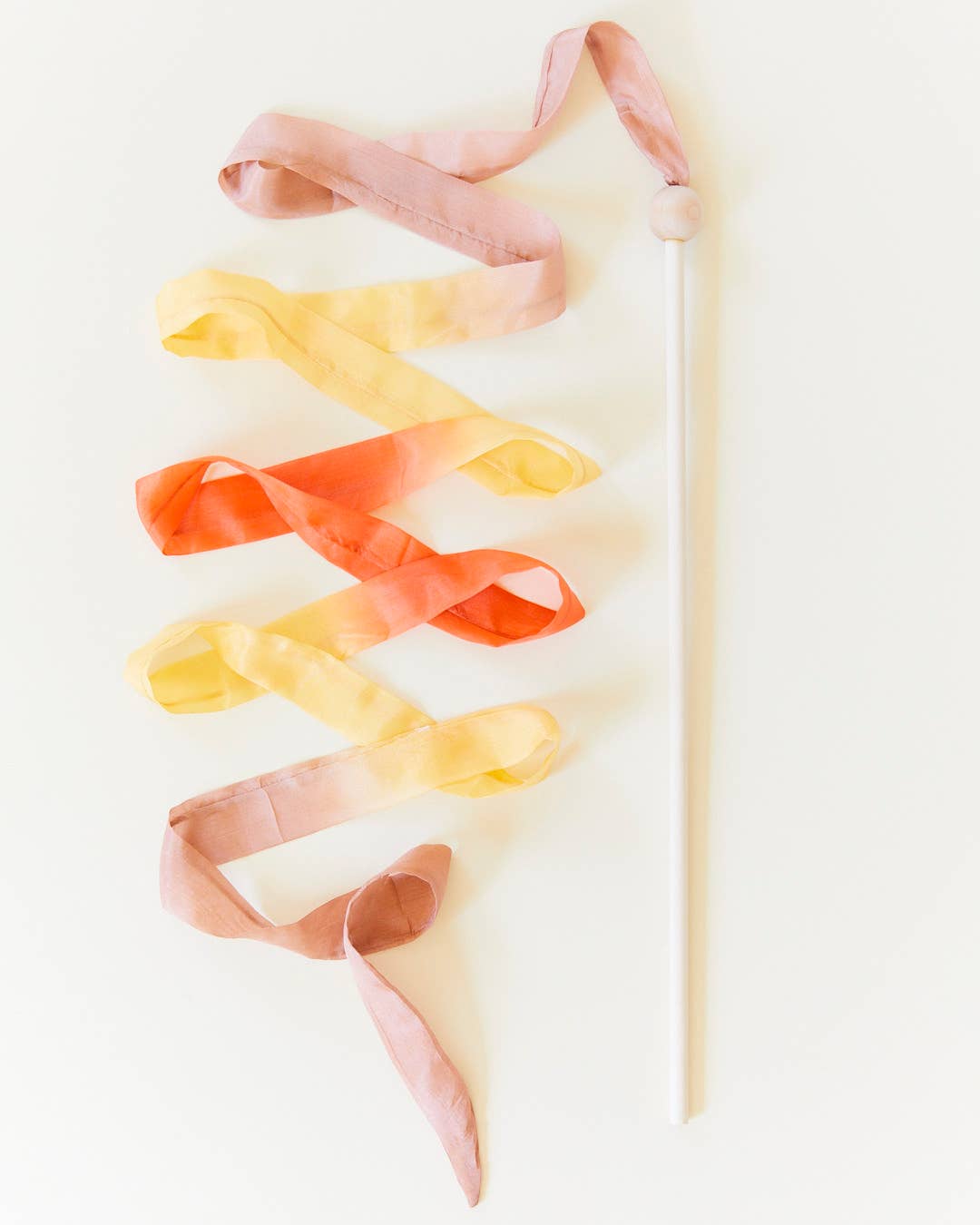 Silk & Wood Streamer Wand