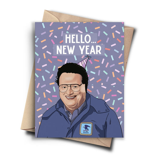 Newman Seinfeld Hello New Year Card