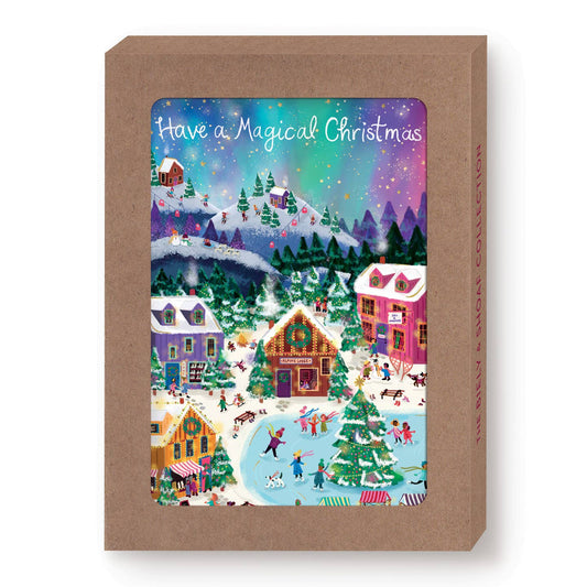 Aurora Magical Christmas Boxed Cards
