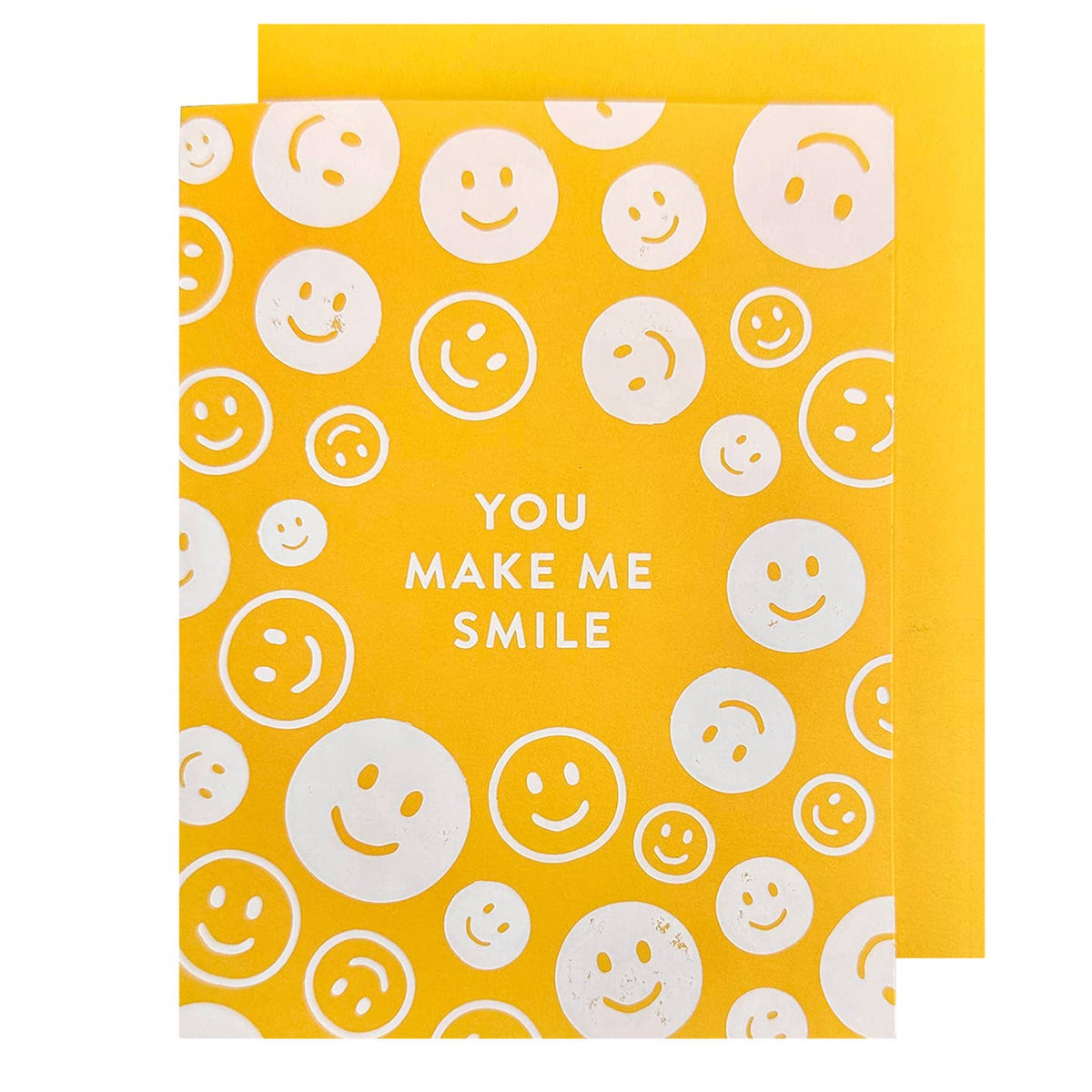 You Make Me Smile Smiley Faces Card