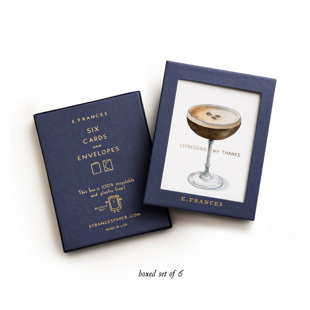 Espressing My Thanks Martini Card