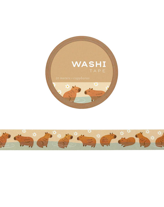 Capybaras Washi Tape