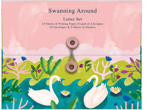 Swanning Around Swans Writing Set