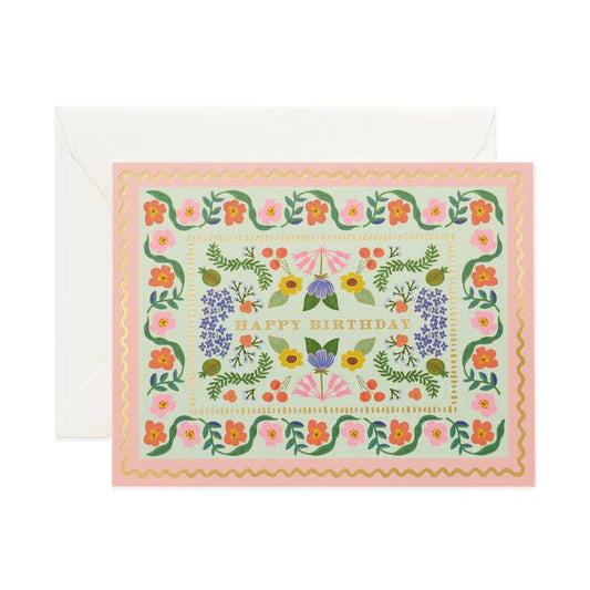 Sicily Garden Birthday Card