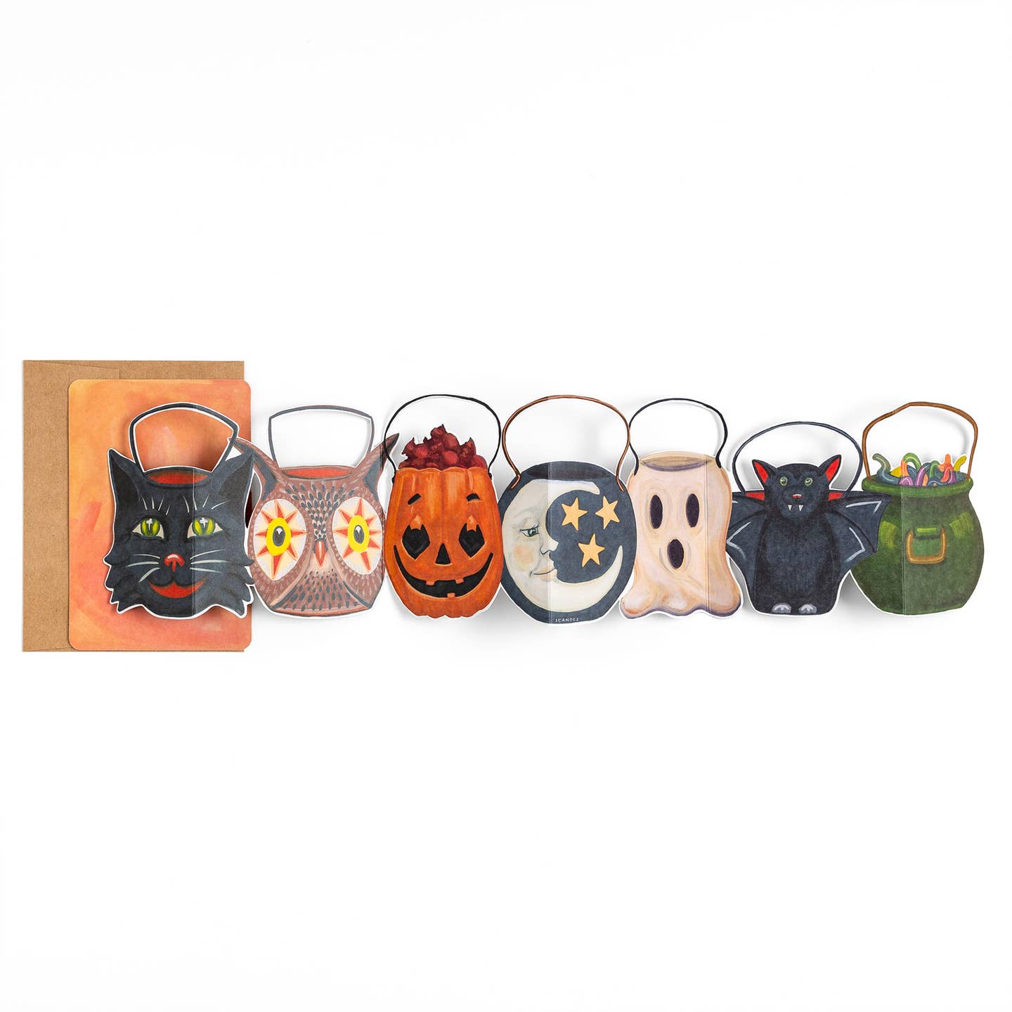 Spooky Sweets Halloween Accordion Card