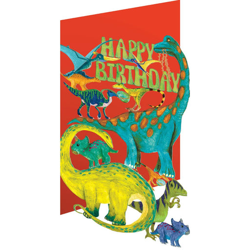 Dino Mighty Birthday Lasercut Card