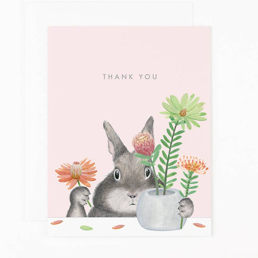 Protea Bunny Thank You Card Box Set