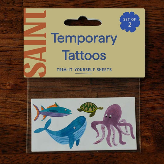 Wild Sea Ocean Temp Tattoos