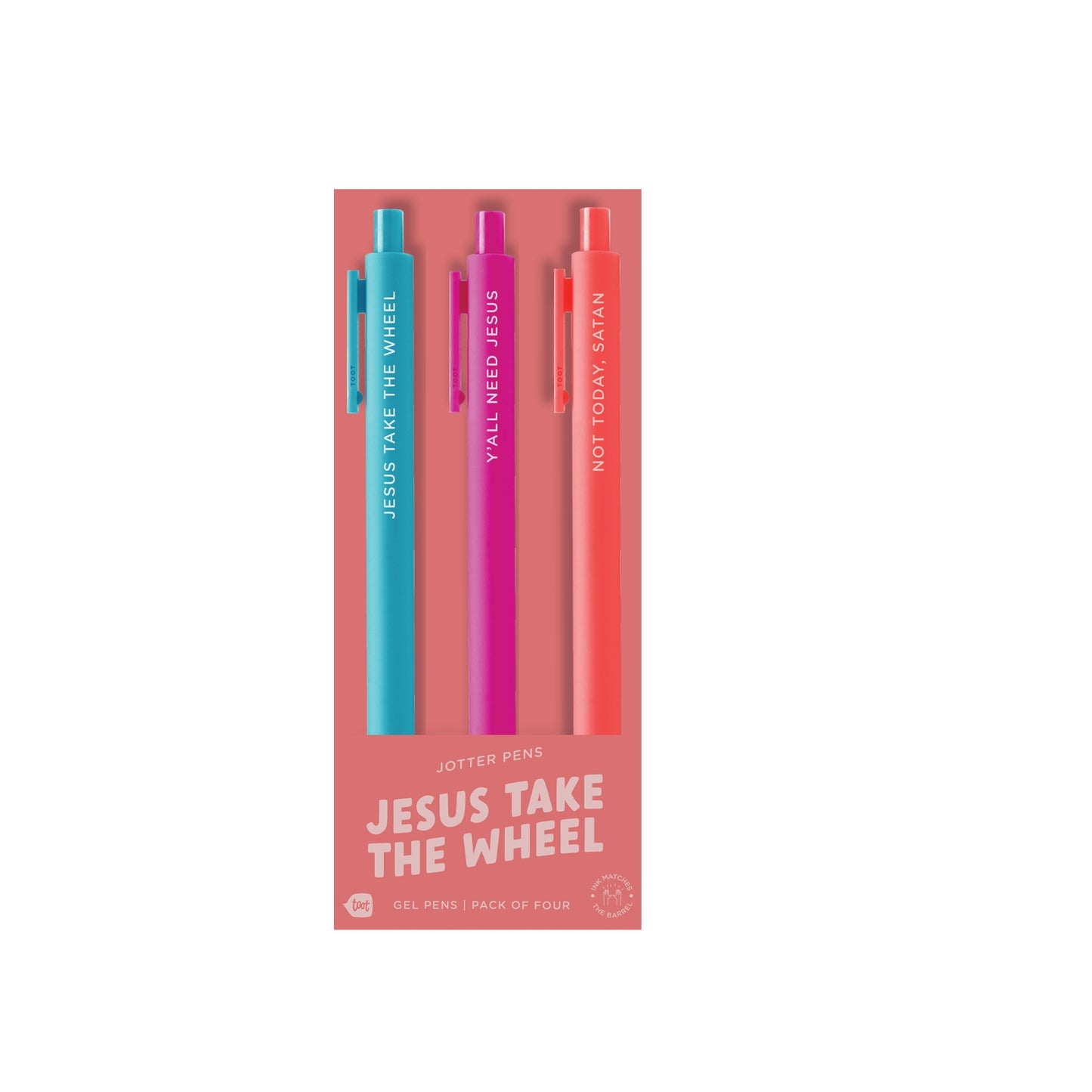 Jesus Take the Wheel Jotter Click Pen - 3 Pack