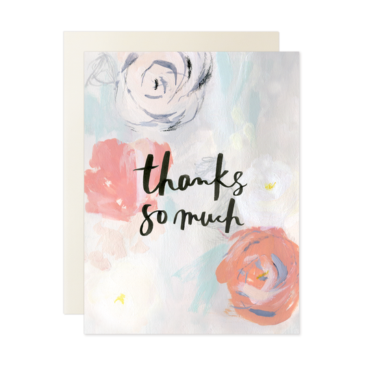 Thanks So Much Floral Blends Box Set of Cards