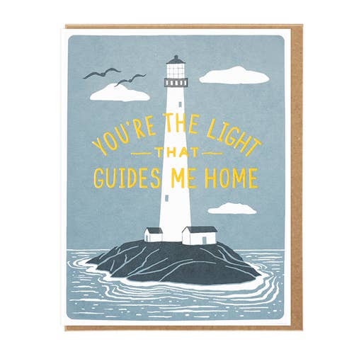 Youre the Light That Guides Me Home Card