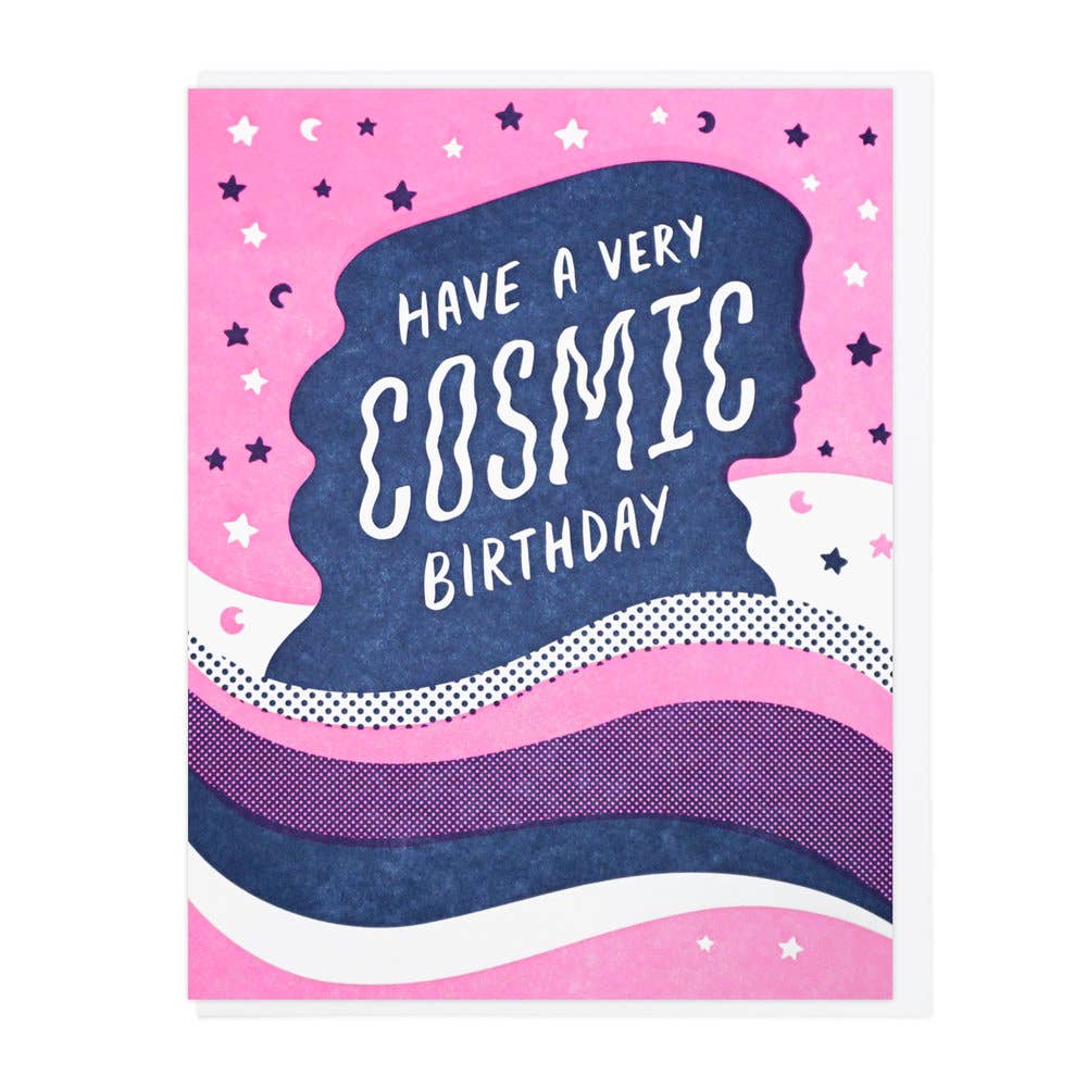 Very Cosmic Birthday Card