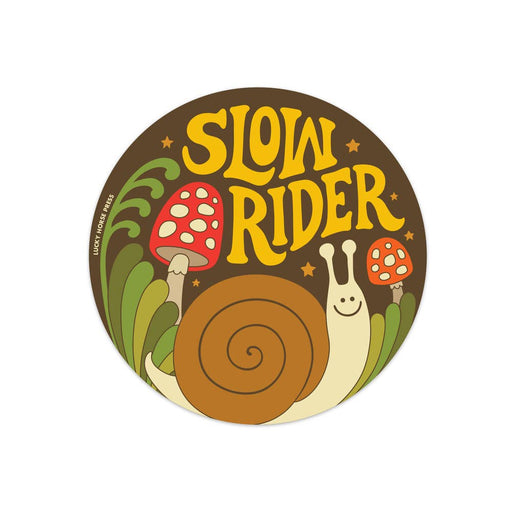 Slow Rider Snail Vinyl Sticker