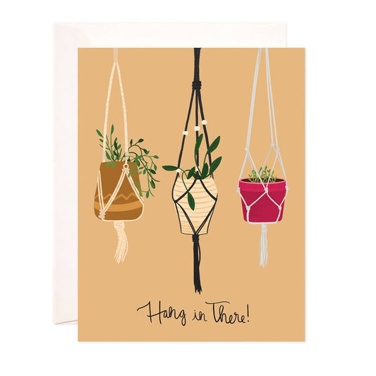 Hang in There Plants Card