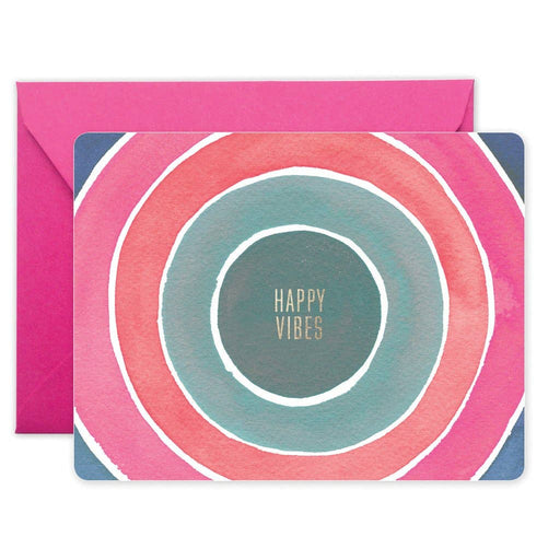Happy Vibes Rings Card