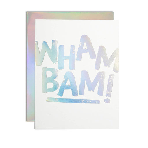 Wham Bam Thank You Mam Hologram Card