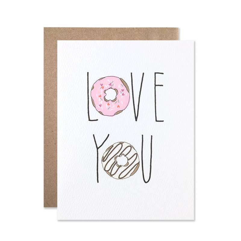 Donuts Love You Card