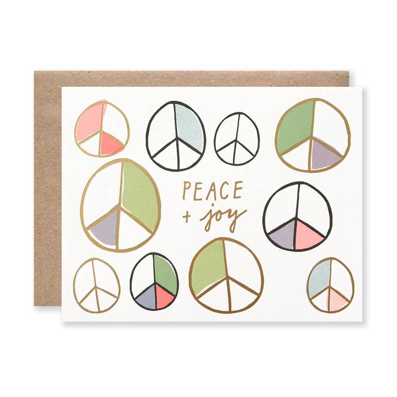 Peace Signs and Joy Card