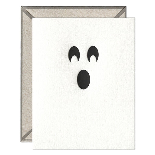 Ghost Face Halloween Card